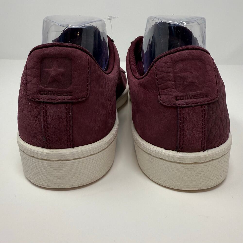 Converse With Lunaron Unisex 9 Maroon Pebbled Faux Suede Preppy Comfy 1S01252 - Picture 7 of 13